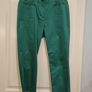 Simply Vera Vera Wang Kelly Green Women's Dress Pants